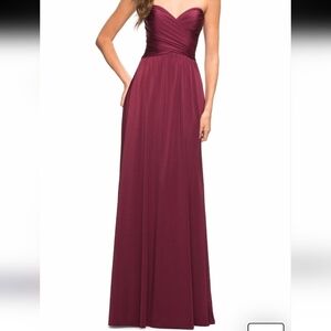 LA FEMME STRAPLESS GOWN